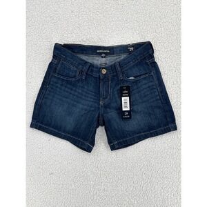 George & Martha Diane Denim Shorts Women's Size 29 Dark Stone Wash Cotton Blend
